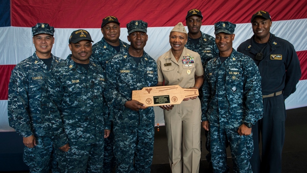 Women’s heritage month celebration aboard USS Carl Vinson