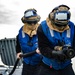 Firefighting drill aboard USS San Jacinto