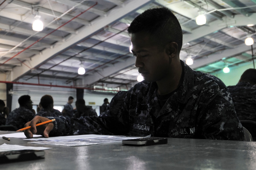 Examination aboard USS Frank Cable