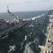 USS Shiloh replenishment at sea