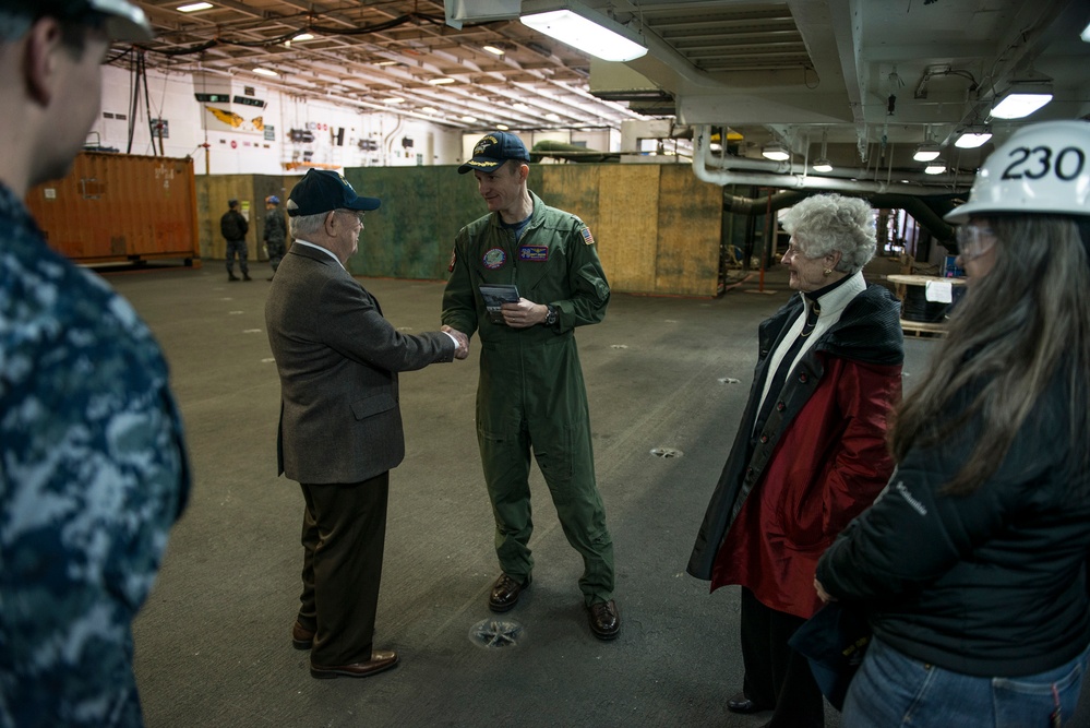 USS Ronald Reagan ship tour