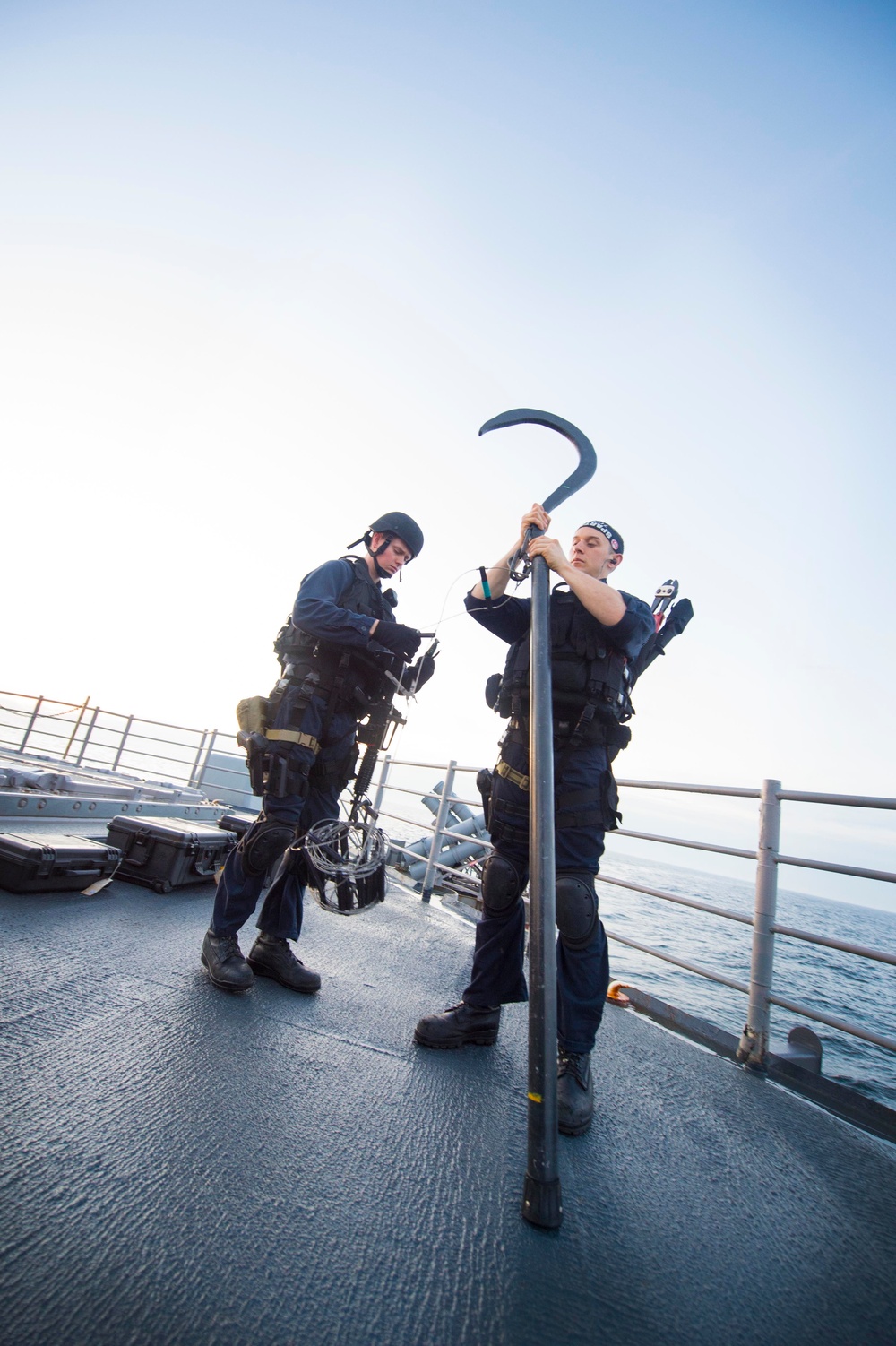 USS Monterey visit, board, search and seizure (VBSS) exercise