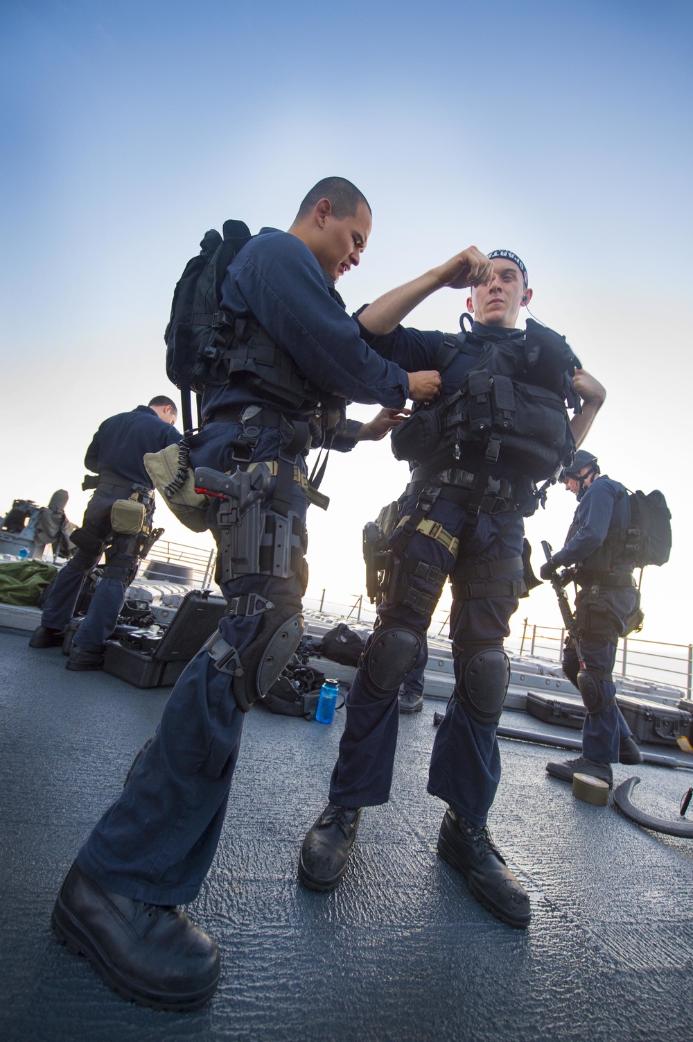 USS Monterey visit, board, search and seizure (VBSS) exercise