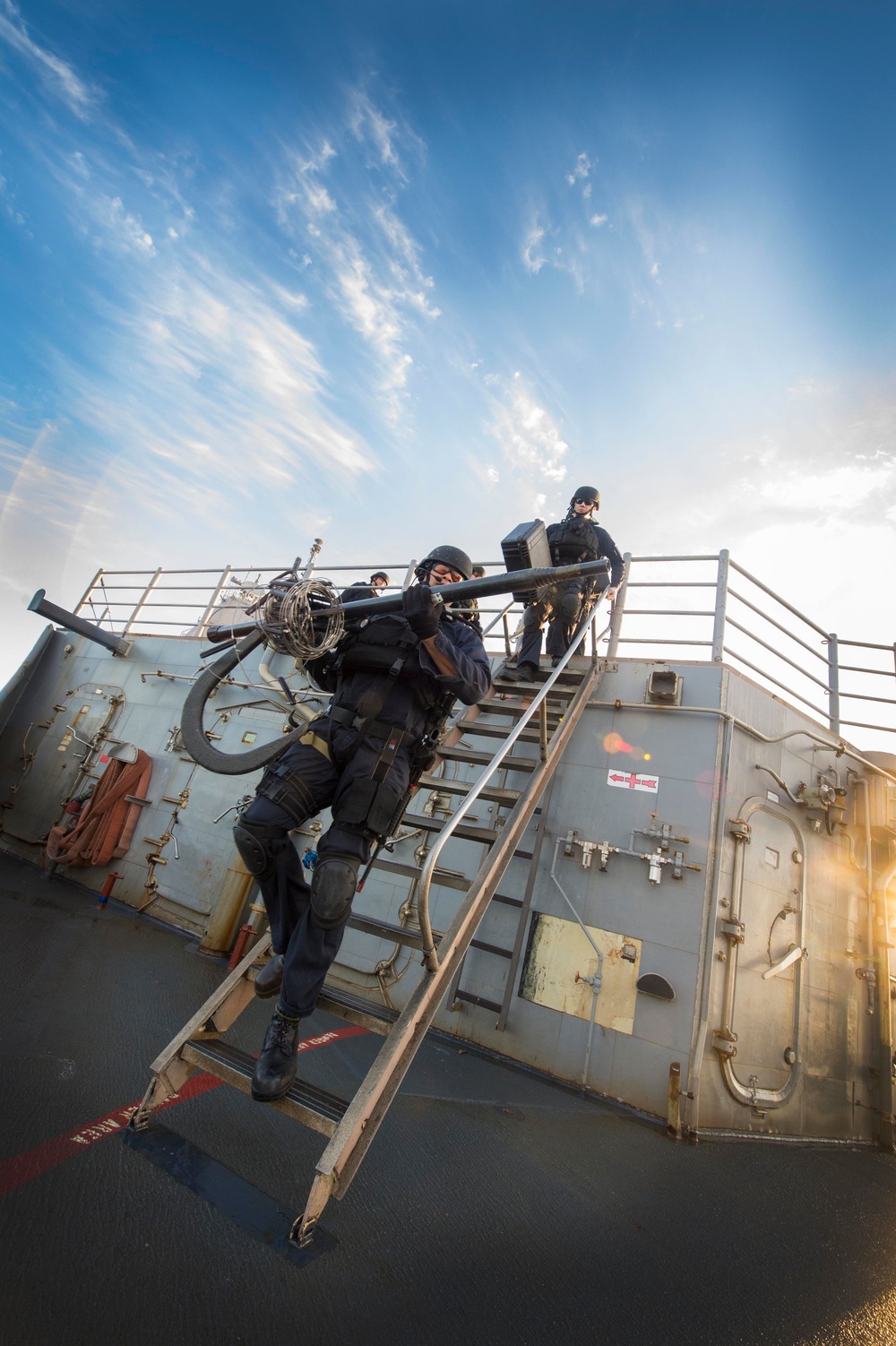 USS Monterey visit, board, search and seizure (VBSS) exercise