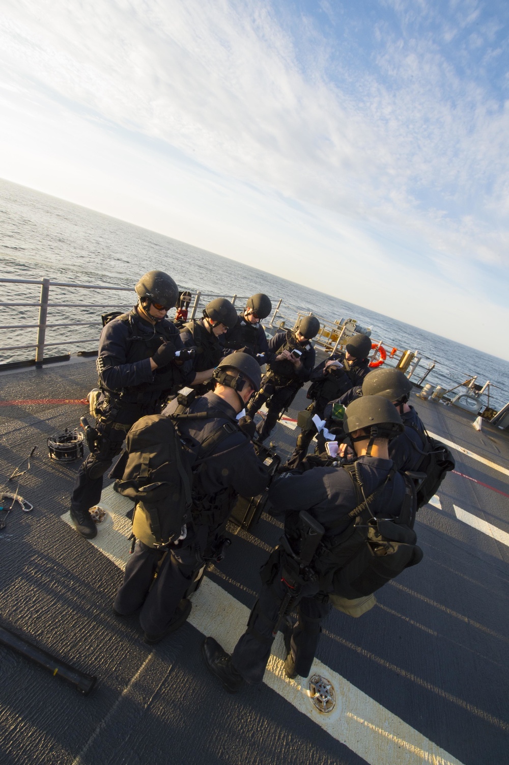 USS Monterey visit, board, search and seizure (VBSS) exercise