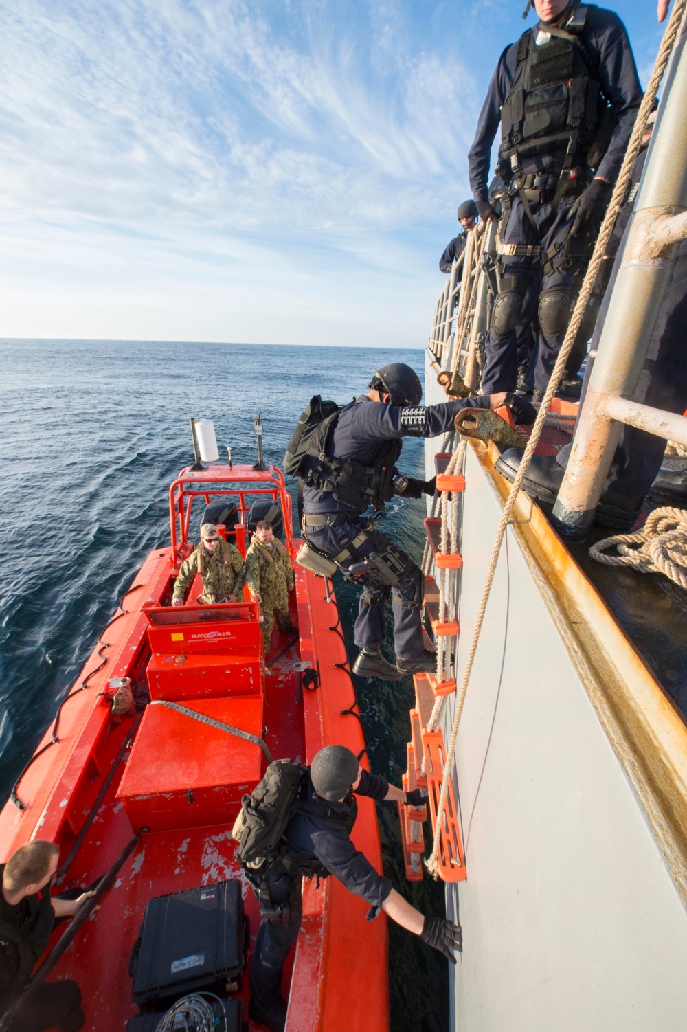 USS Monterey visit, board, search and seizure (VBSS) exercise