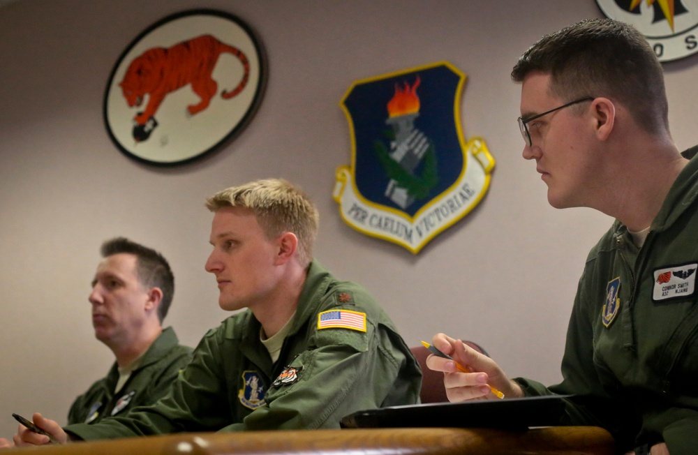 KC-135R air refueling mission