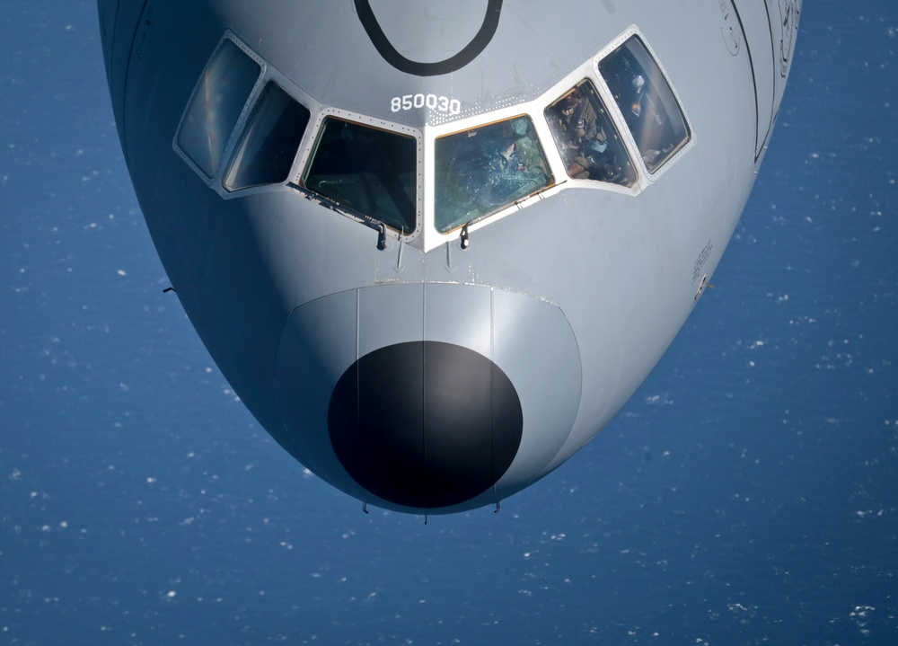 KC-135R air refueling mission