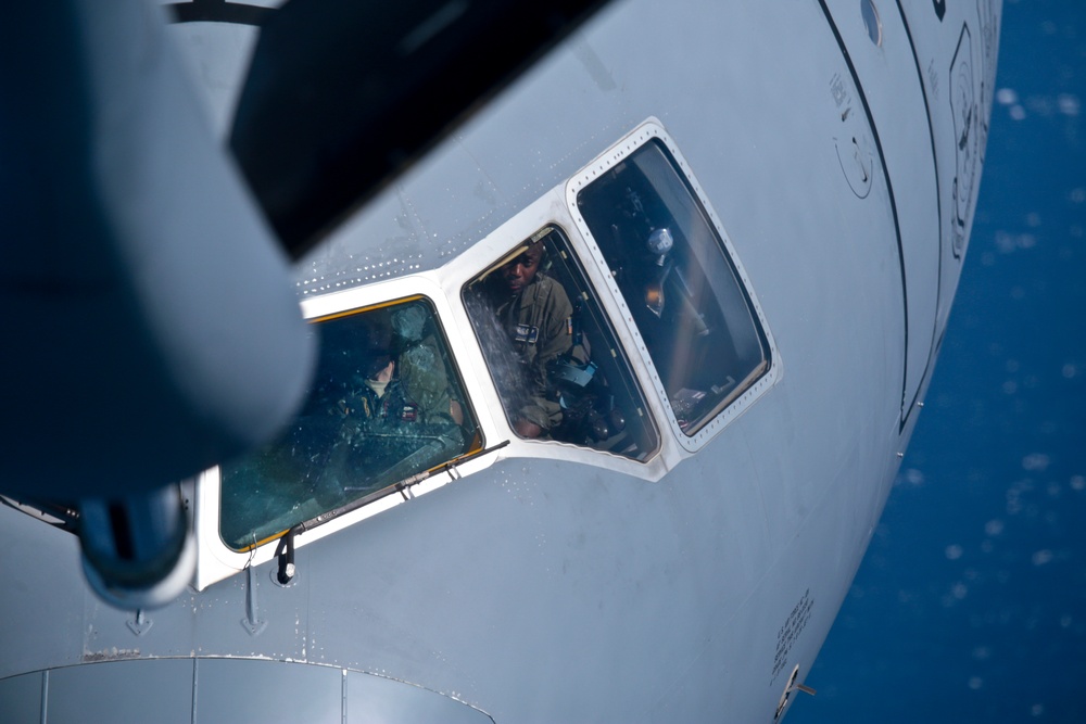 KC-135R air refueling mission