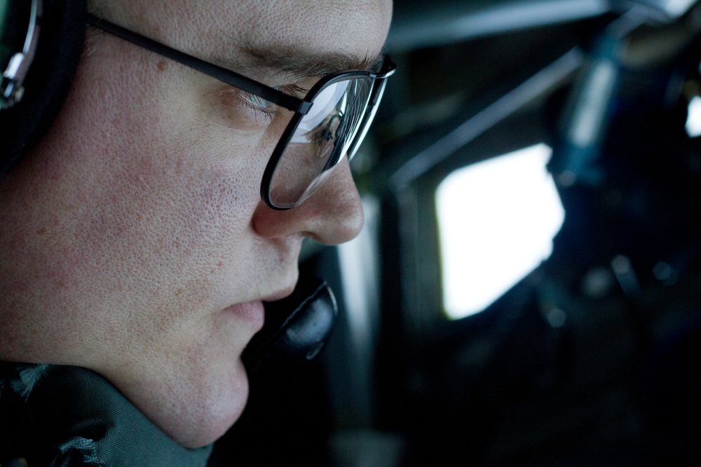 KC-135R air refueling mission