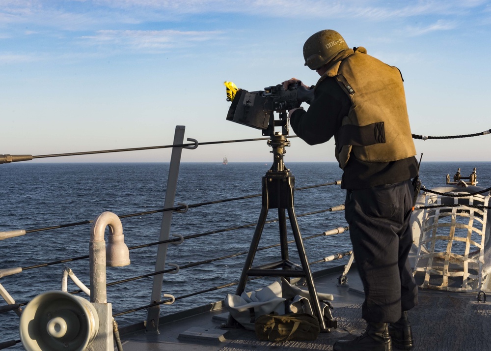 USS Stout (DDG 55) maritime interdiction operation training evolution