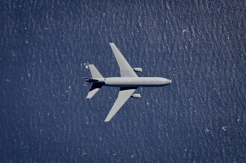KC-135R air refueling mission