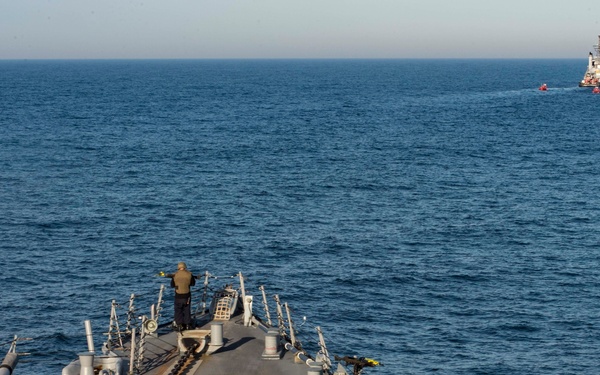 USS Stout (DDG 55) maritime interdiction operation training evolution