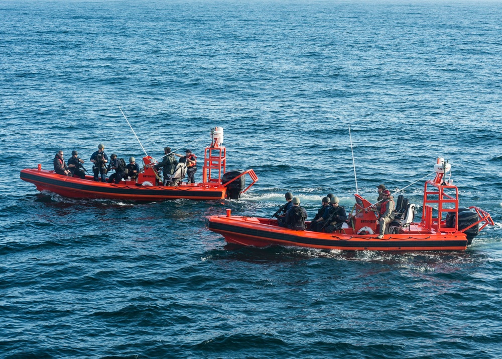 USS Stout (DDG 55) maritime interdiction operation training Evolution