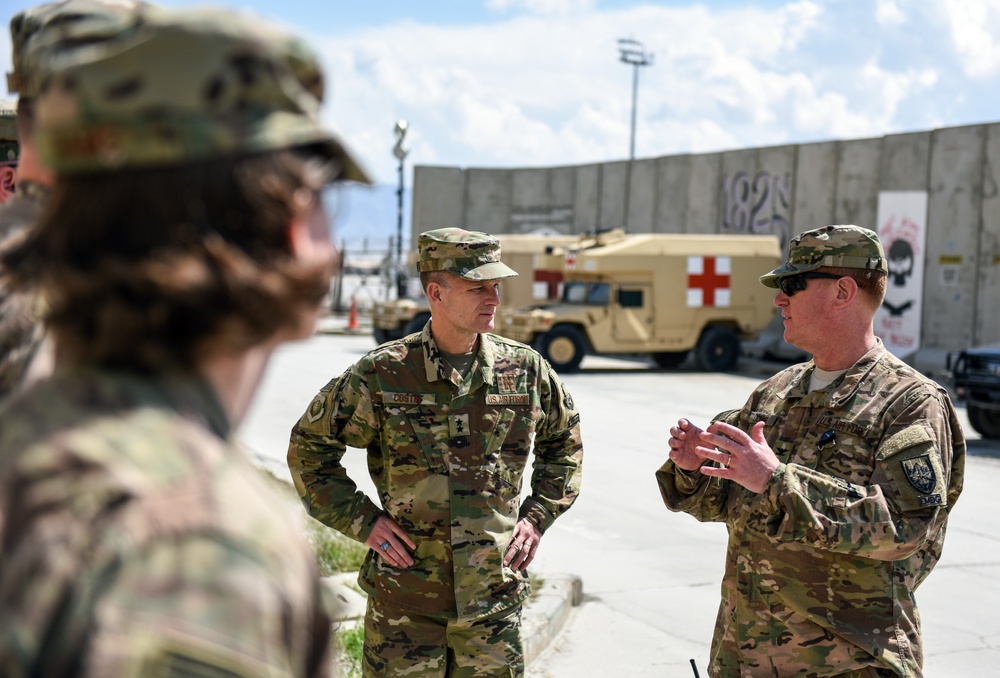 AF Chief of Chaplains engages with Airmen at Bagram on 'Palm Sunday'