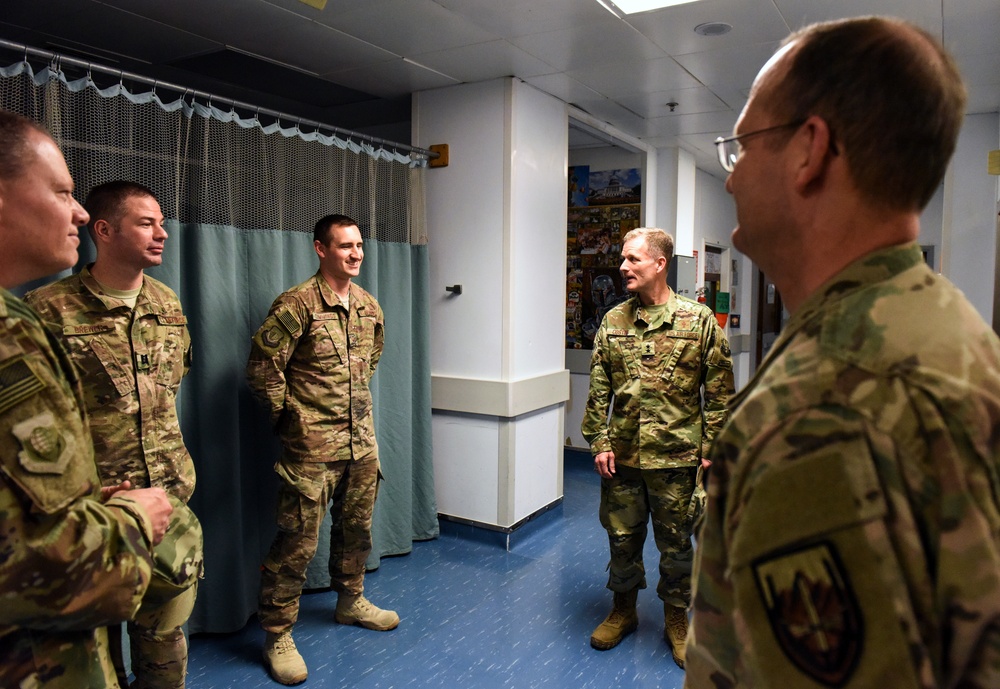 AF Chief of Chaplains engages with Airmen at Bagram on 'Palm Sunday'