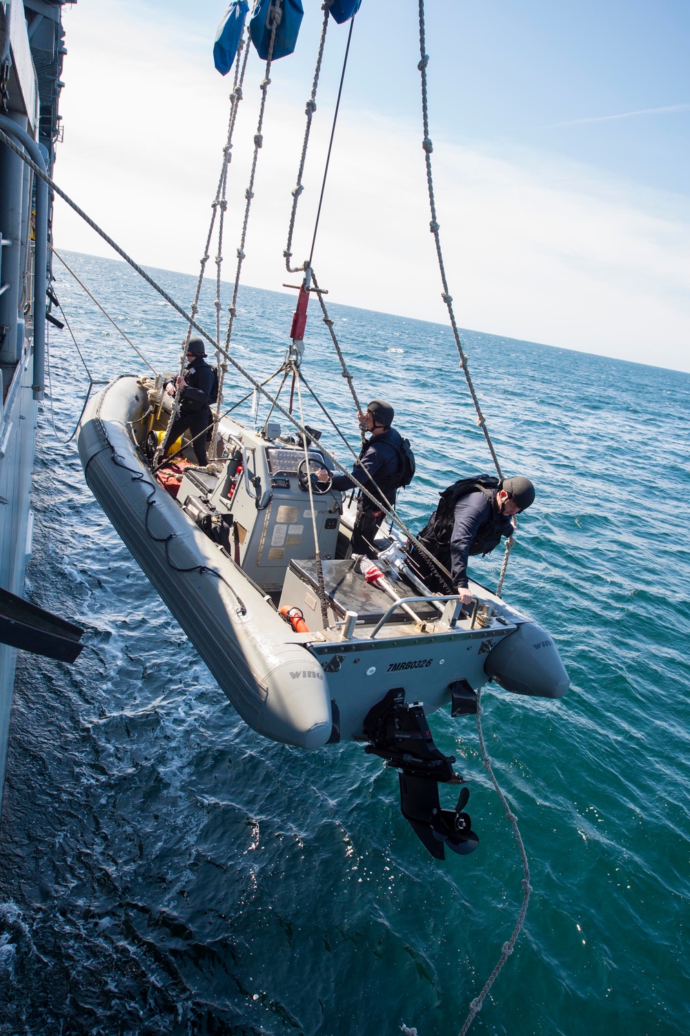 USS Monterey Visit, Board, Search and Seizure (VBSS) Team Exercise