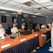 Multilateral talks aboard USS Blue Ridge in Singapore