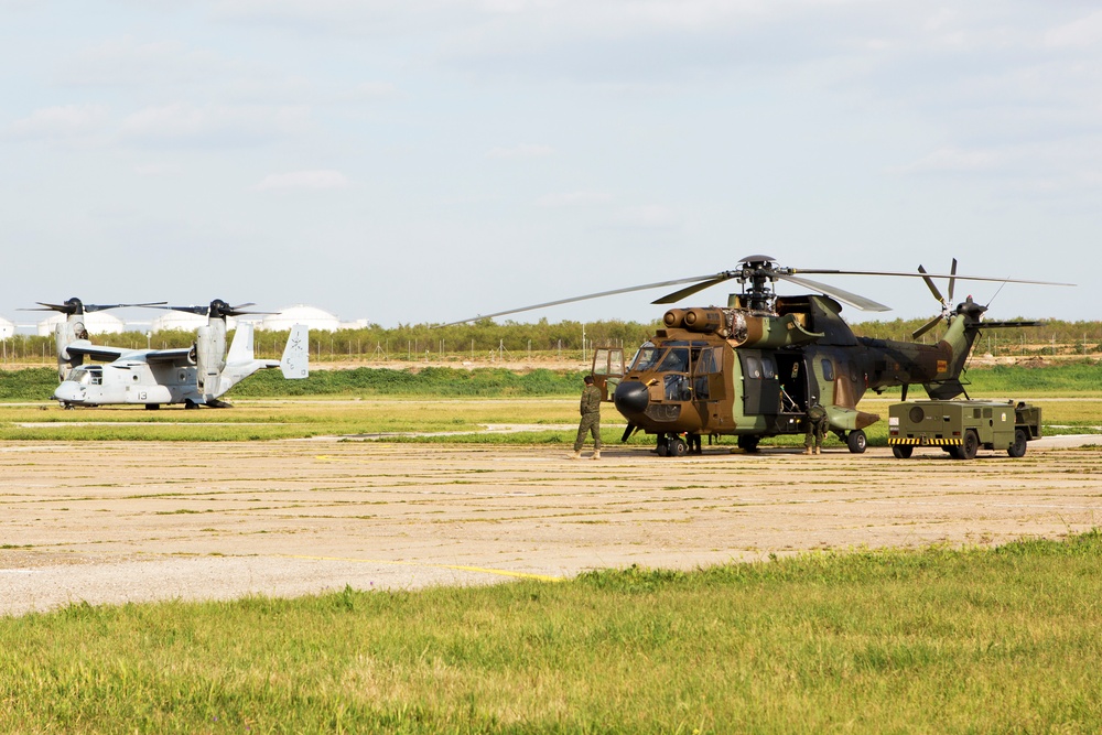 U.S. &amp; Spanish aviation assets conduct familiarity training