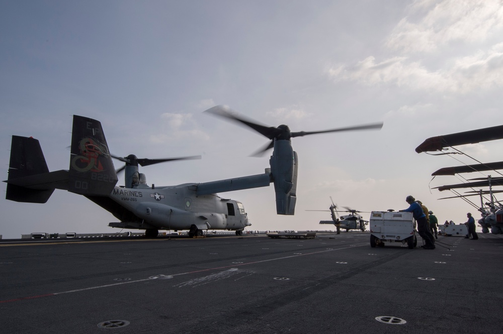 USS Bonhomme Richard flight operations