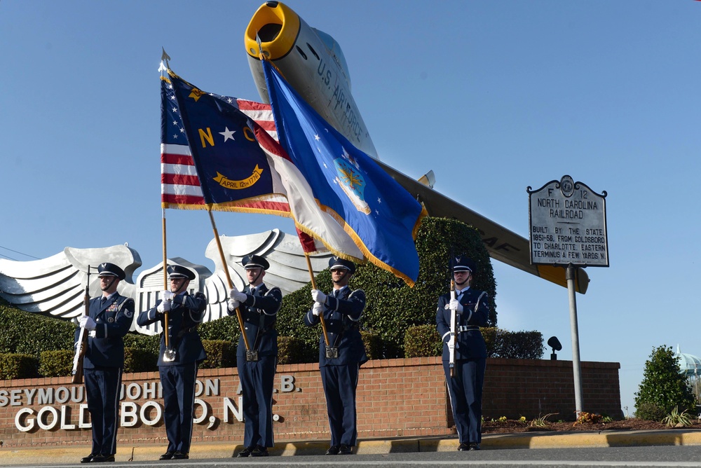 F-86 Sabre stands renewed