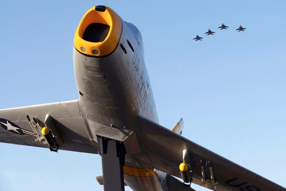 F-86 Sabre stands renewed