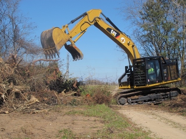 Workers prepare site for dissolved oxygen system