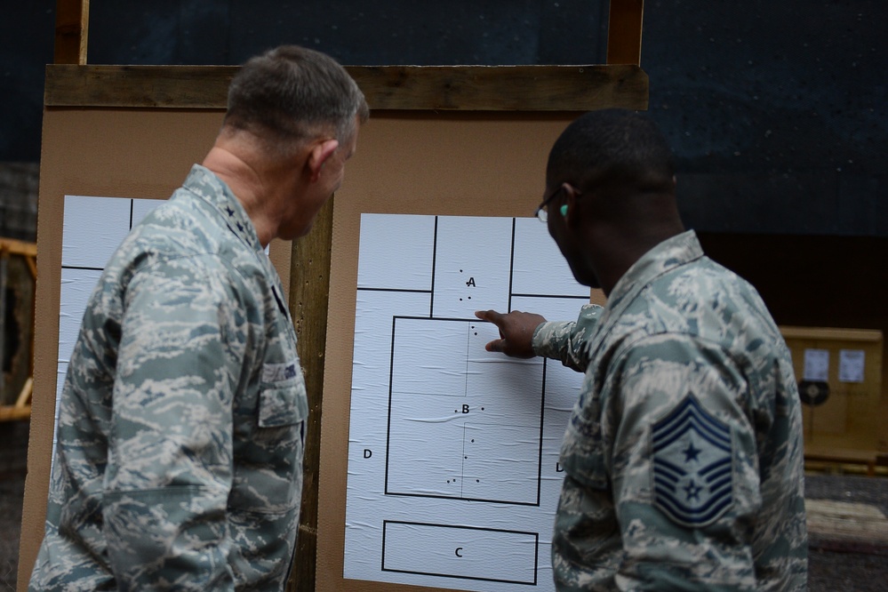 Gen. Gorenc visits Spangdahlem, Buechel