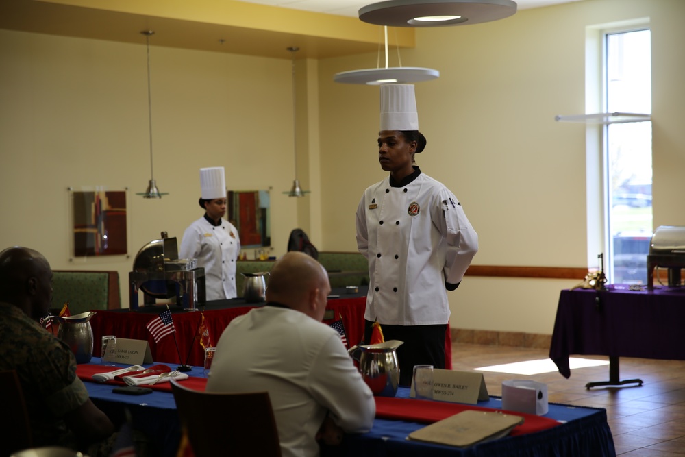 Marine wins Chef of the Quarter Competition