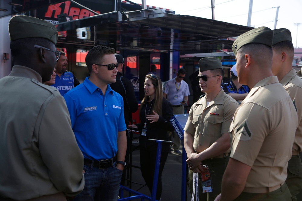 Camp Pendleton Marines Go to the NASCAR Sprint Cup Series