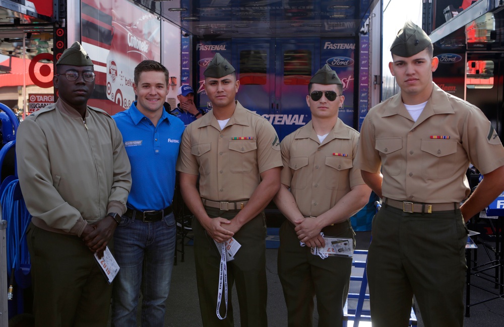 Camp Pendleton Marines Attend NASCAR Sprint Cup Series