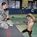 Airman performs physical aptitude stamina test