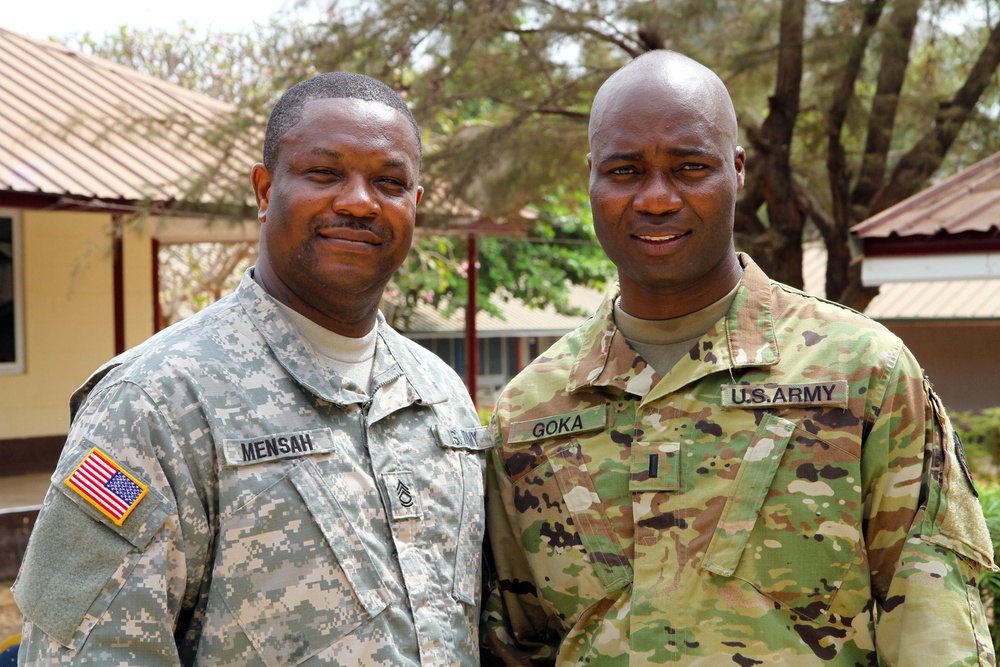 US Army medical Soldiers return to their roots in Ghana