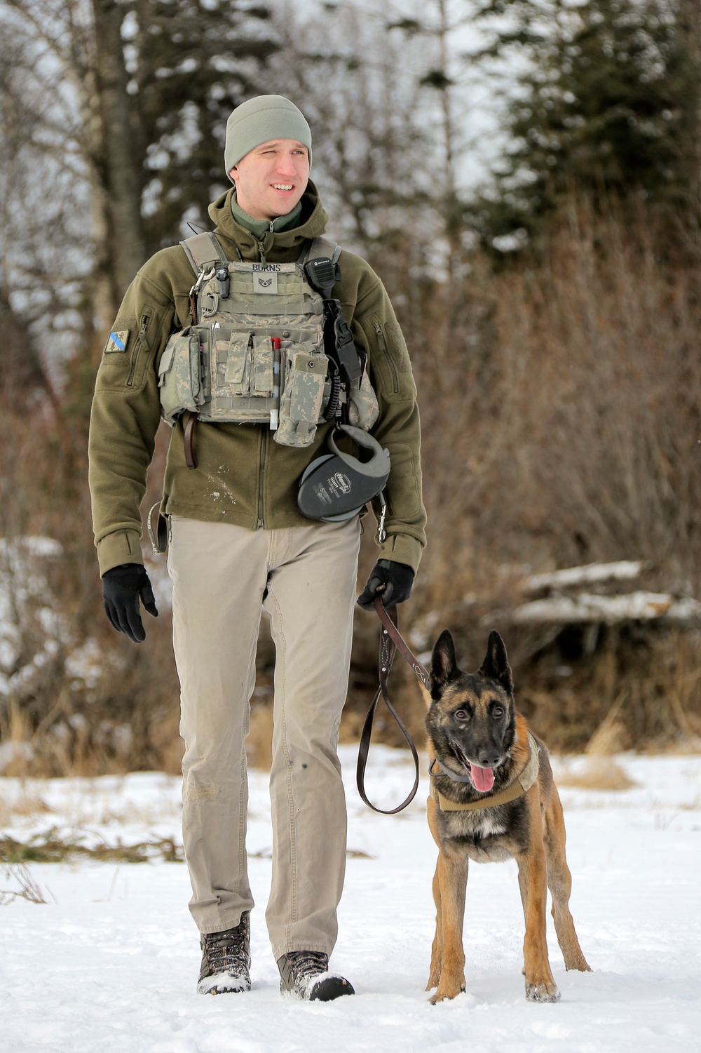 Military working dogs sharpen their skills at JBER