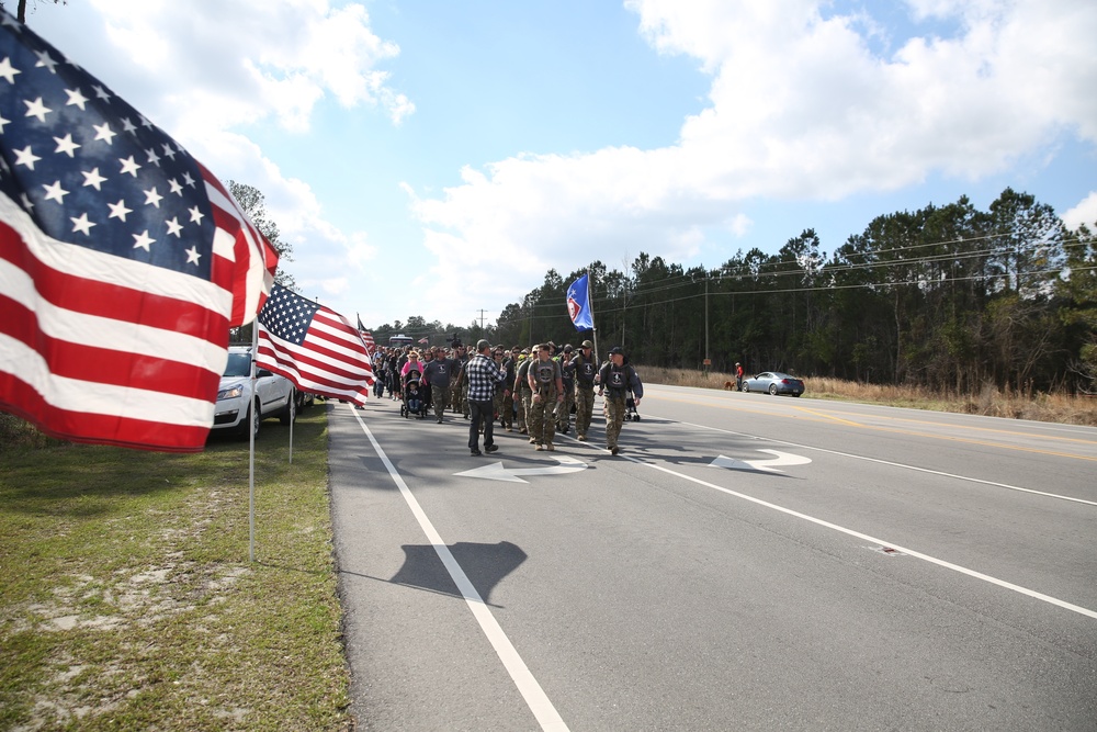 Marine Raiders march 770 miles in remembrance