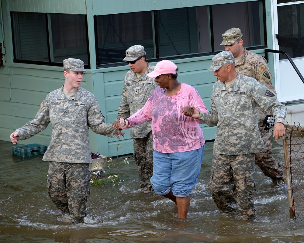 Texas National Guard responds to floods in Southeast Texas