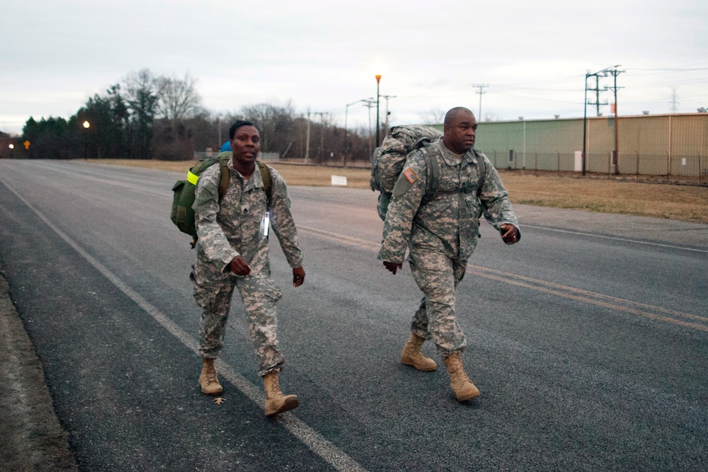 55th Signal Company (Combat Camera) Foot March