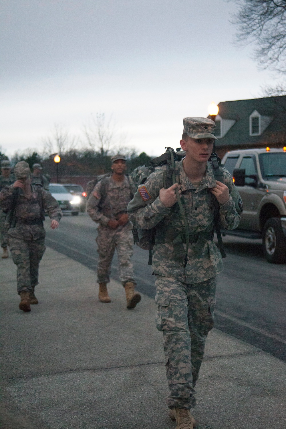 55th Signal Company (Combat Camera) Foot March