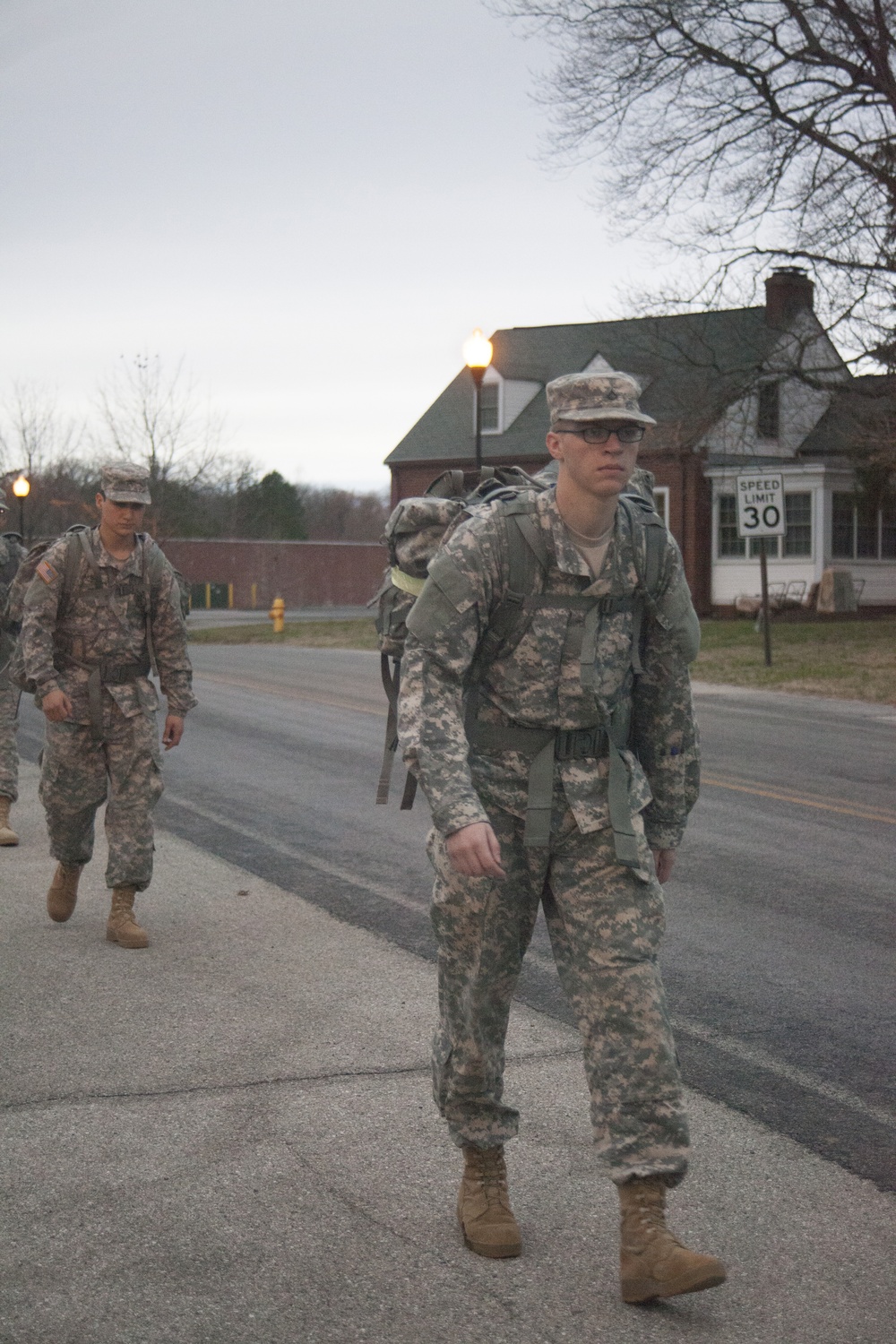 55th Signal Company (Combat Camera) Foot March