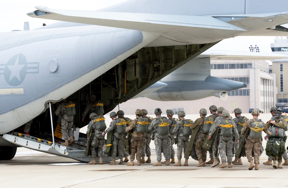 US Army Reserve unit jumps at Wright-Patterson Air Force Base
