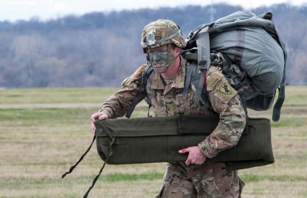 US Army Reserve unit jumps at Wright-Patterson Air Force Base