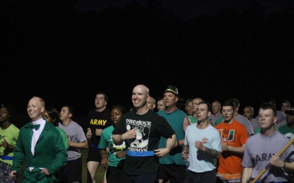 Leprechaun fun run for 2nd IBCT, 3rd ID