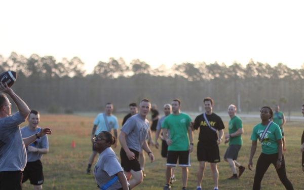 Leprechaun fun run for 2nd IBCT, 3rd ID