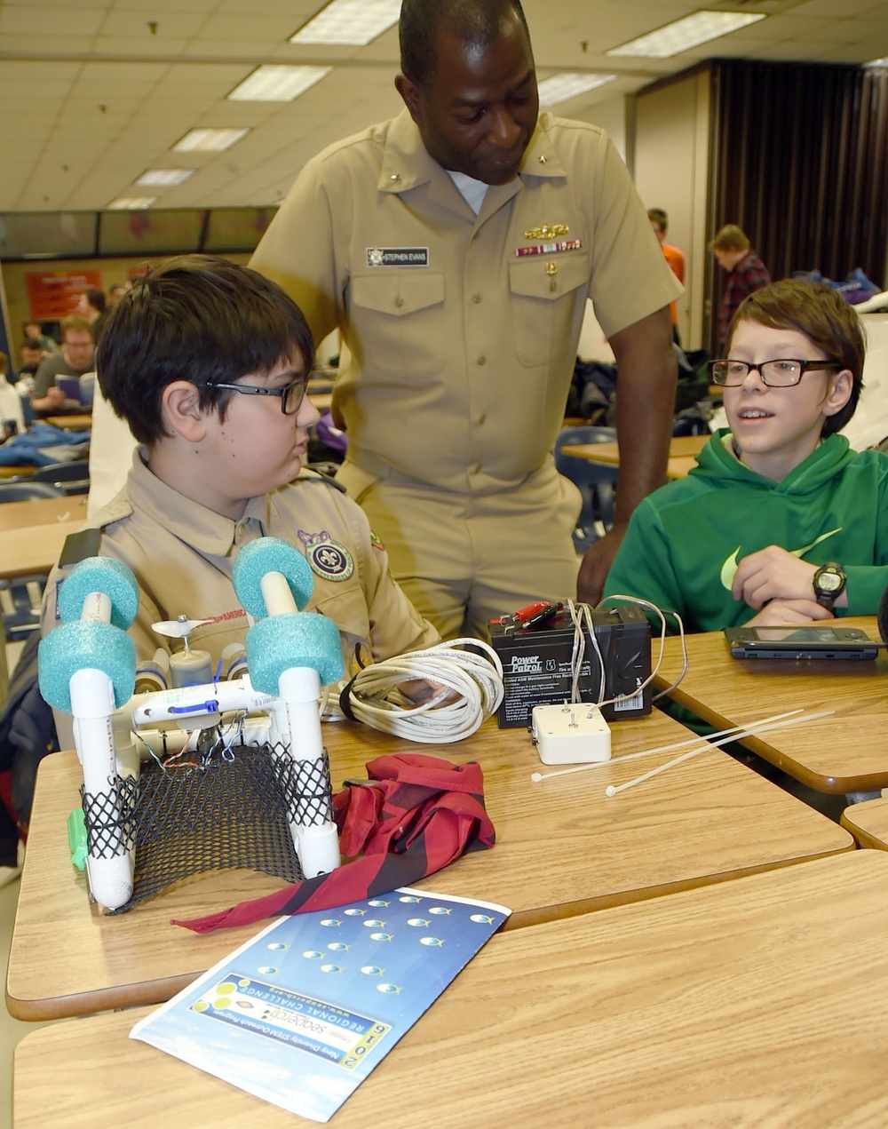CNSTC visits SeaPerch Competition at RTC