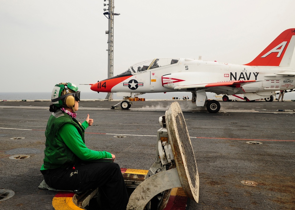 USS George Washington flight deck operations