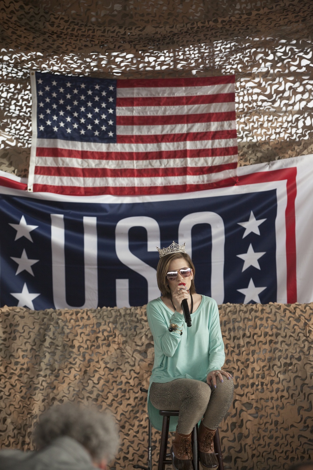 USO Tour visits Baghdad Diplomatic Support Center