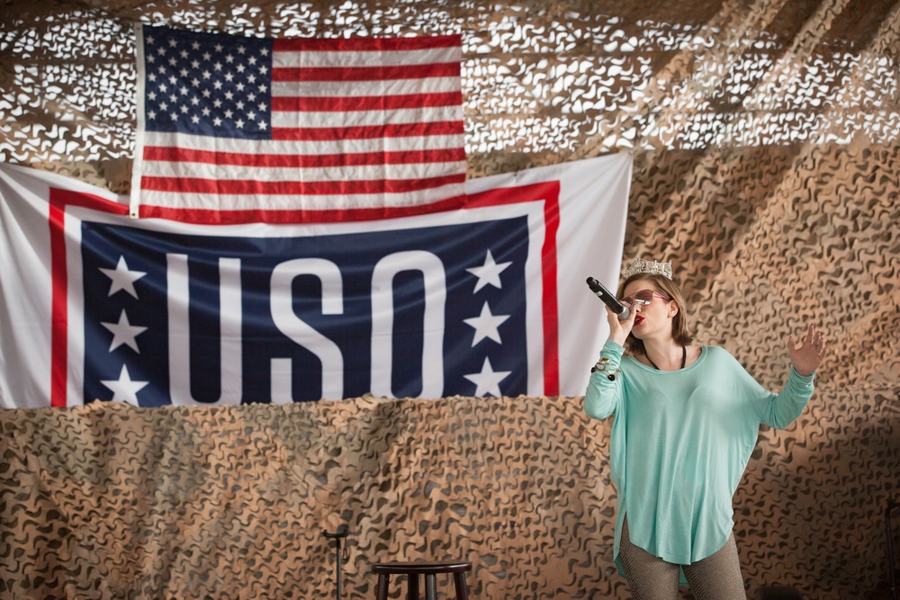 USO Tour visits Baghdad Diplomatic Support Center