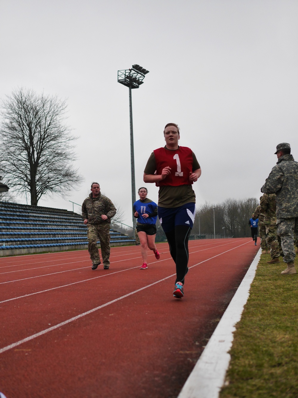 Candidates from allied nations undergo Army physical fitness test