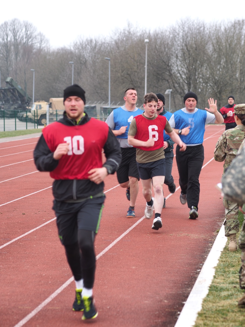 Candidates from allied nations undergo Army physical fitness test