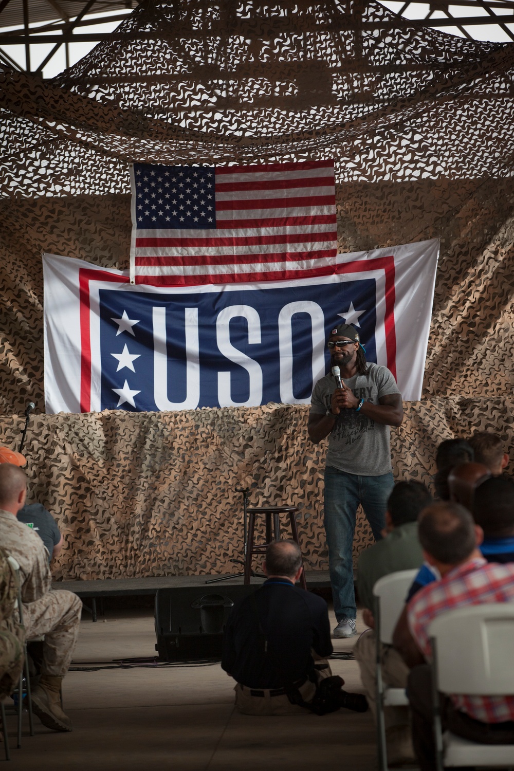 USO Tour visits Baghdad Diplomatic Support Center